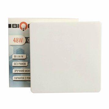 Светильник светодиодный накладной Biom 48W 5000K IP33 Квадрат BYS-01-48-5 BYS-01-48-5 фото