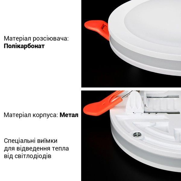 Світлодіодний світильник Biom 18W 5000K Круглий CB-R18W-5 CB-R18W-5 фото
