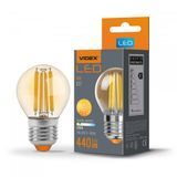 LED лампа VIDEX Filament G45FA 4W E27 2200K бронза VL-G45FA-04272 фото