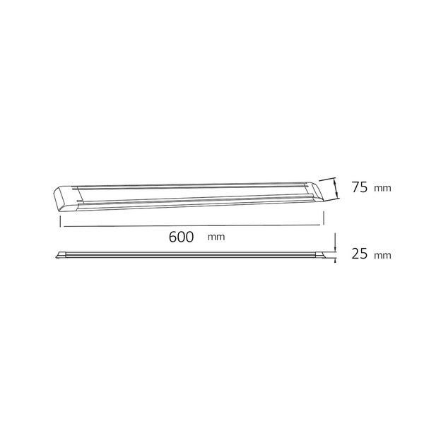 Светильник LED 30W "GAMA-30" 6400К черный 052-006-0060-025 фото