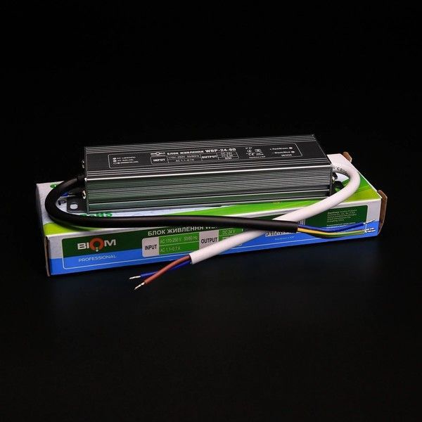 Блок живлення герметичний Biom Professional 80W 24V 3.33A IP67 (WBP-24-80) WBP-24-80 фото
