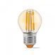 LED лампа VIDEX Filament G45FA 4W E27 2200K бронза VL-G45FA-04272 фото 2