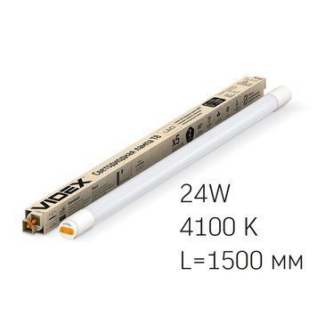 LED лампа VIDEX T8 24W 1.5M 4100K матова VL-T8-24154 фото