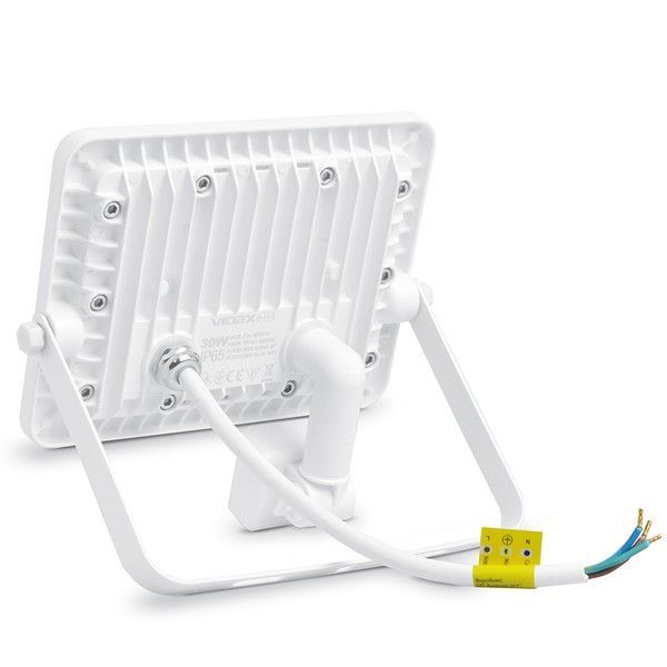 LED прожектор VIDEX F2e 30W 5000K з датчиком руху та освітленості VL-F2e305W-S фото