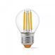 LED лампа VIDEX Filament G45F 6W E27 3000K VL-G45F-06273 фото 2