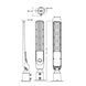 Уличный LED светильник ROCKET-100 100W 6400K IP65 с регулировкой наклона черный 074-015-0100-020 фото 3