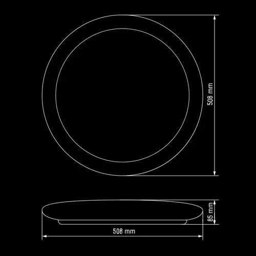 Люстра Світильник світлодіодний Biom SMART SML-R09-80 3000-6000K 80Вт з д/у SML-R09-80 фото