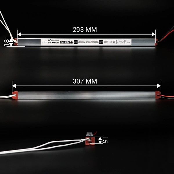 Блок питания Biom Professional 72W 24V 3A Stick IP20 (BPBLS-72-24) BPBLS-72-24 фото