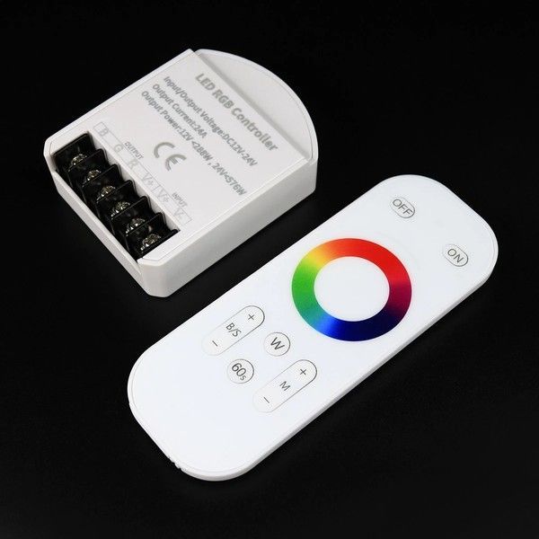 Контролер RGB OEM C-24-RF8-T-W (8A*3кан) білий C-24-RF8-T-W фото