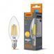 LED лампа VIDEX Filament C37F 6W E14 4100K VL-C37F-06144 фото 1