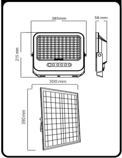 Світлодіодний прожектор Horoz Electric TIGER PRO-200 200W 068-012-2200-010 фото