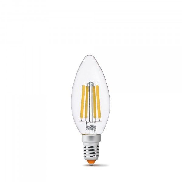 LED лампа VIDEX Filament C37F 6W E14 3000K VL-C37F-06143 фото