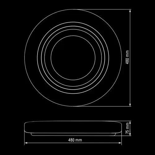 Смарт люстра Biom SMART SML-R11-80 (80 Вт) з пультом та регулюванням світла SML-R11-80/2 фото