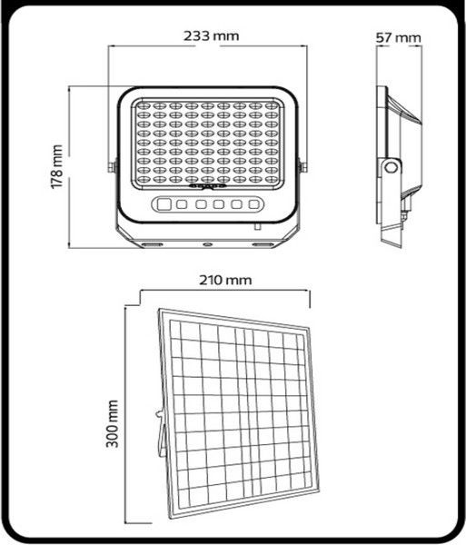 Светодиодный прожектор Horoz Electric TIGER PRO-100 100W 068-012-2100-010 фото