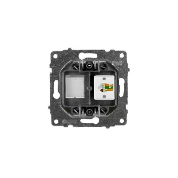 Механізм розетки комп'ютерної (CAT6) білий GRANO 600-000301-229 фото