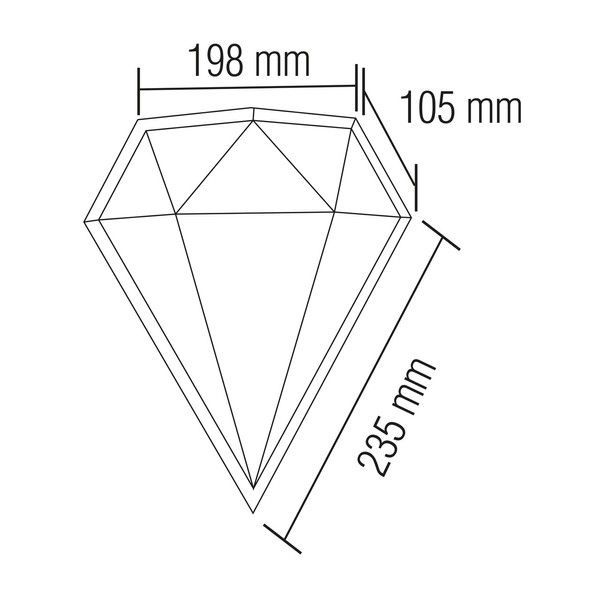 Фасадний світильник Horoz Electric CARAT 12W чорний 076-071-0012-010 фото