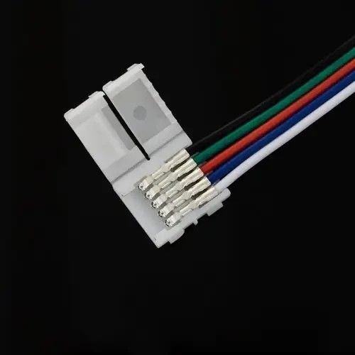 Конектор для світлодіодних стрічок OEM SC-21-SW-12-5 10mm RGBW joint wire (провід-затискач) SC-21-SW-12-5 фото