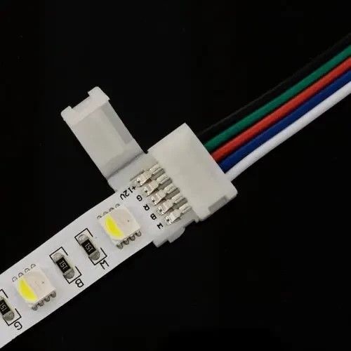 Конектор для світлодіодних стрічок OEM SC-21-SW-12-5 10mm RGBW joint wire (провід-затискач) SC-21-SW-12-5 фото