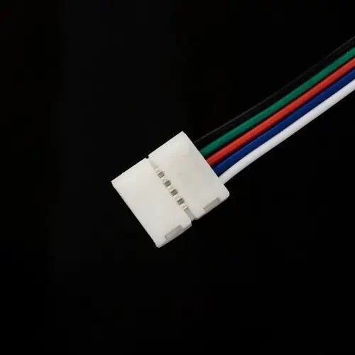 Конектор для світлодіодних стрічок OEM SC-21-SW-12-5 10mm RGBW joint wire (провід-затискач) SC-21-SW-12-5 фото