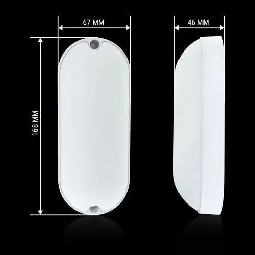 Світлодіодний світильник ЖКГ Biom 12W 6000K Овальний MPL-O12-6 MPL-012-6 фото