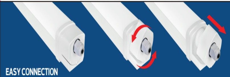 Влагозащищенный светильник Horoz Electric SAILOR-40 40W 3CCT 059-010-0040-010 фото