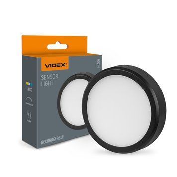 LED Світильник акумуляторний з датчиком руху VIDEX VL-NL090B Black VL-NL090B фото