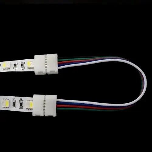 Коннектор для светодиодных лент OEM SC-22-SW-15-5 10mm RGBW 2joints wire (провод-2 зажима) SC-22-SW-15-5 фото