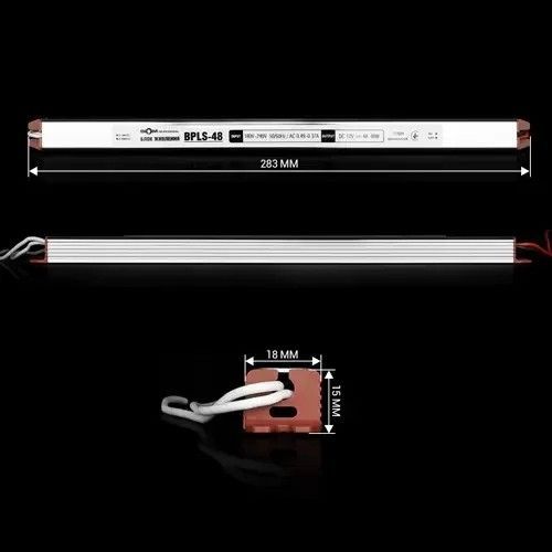 Блок живлення Biom Professional 48W 12V 4A Stick IP20 (BPLS-48-12) BPLS-48-12 фото