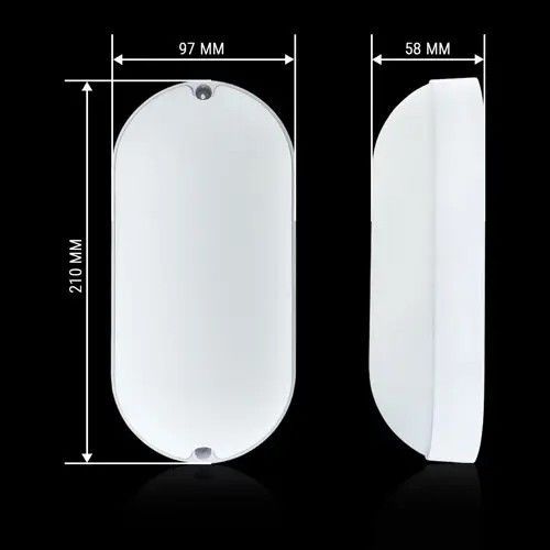Світлодіодний світильник ЖКГ Biom 18W 6000K Овальний MPL-O18-6 MPL-018-6 фото