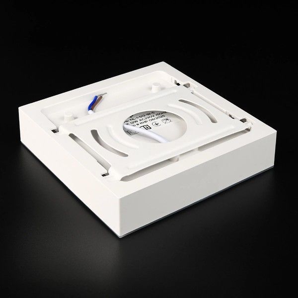 LED світильник накладний Biom 12W 5000K IP40 квадратний білий (NL-1-S12-W-5) NL-1-S12-W-5 фото