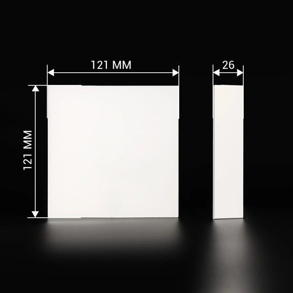 LED світильник накладний Biom 12W 5000K IP40 квадратний білий (NL-1-S12-W-5) NL-1-S12-W-5 фото