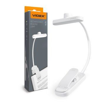 LED Світильник акумуляторний для читання VIDEX VL-NL134W White VL-NL134W фото