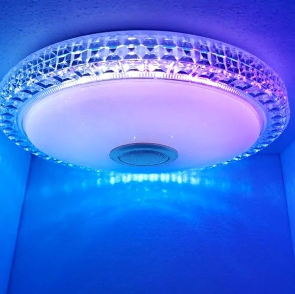 Музыкальная смарт люстра Biom SMART SML-R47-70-M RGB (70 Вт) с Bluetooth колонкой SML-R47-70-M-RGB фото