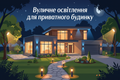 Уличное освещение для частного дома: виды светильников, нормы и схемы размещения фото