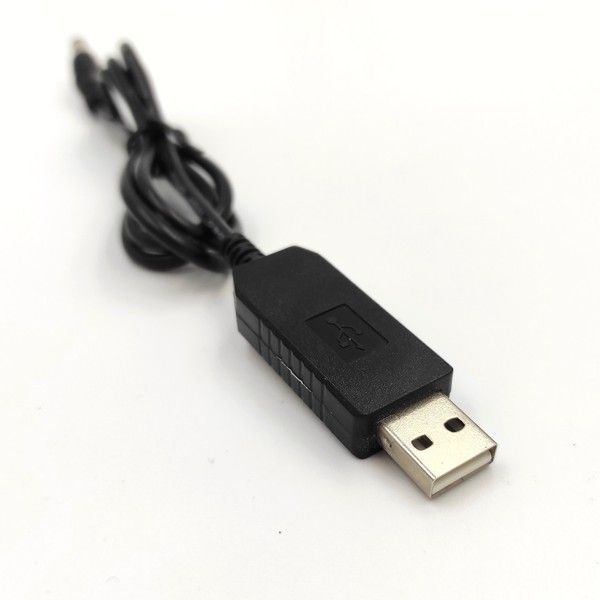 Кабель живлення з перетворювачем OEM DC5-DC12V USB-5.5 1А для під'єднання від повербанка WIFI Роутера 90см PC-5-12-USB-5.5-9 фото
