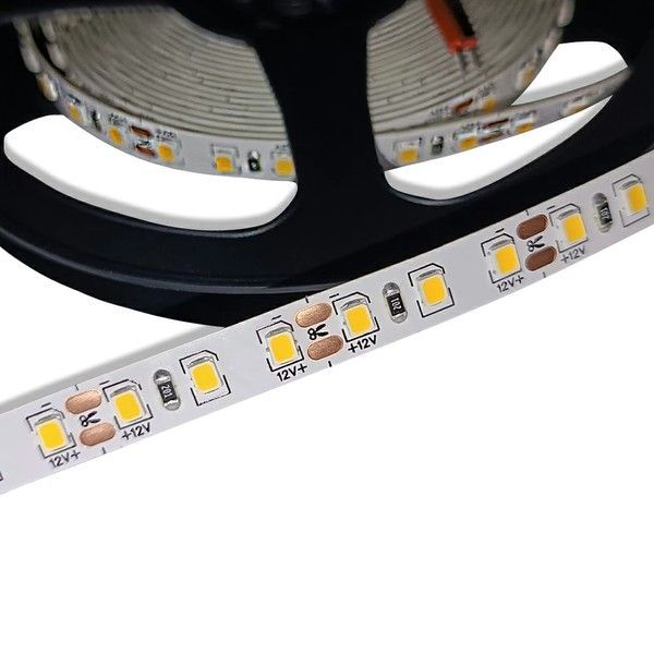 Світлодіодна стрічка Biom ST-12-2835-120-WW-20-V2 (12V, 120 д/м) тепла біла ST-12-2835-120-WW-20-V2 фото
