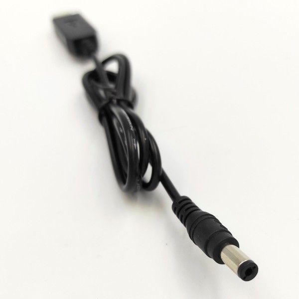 Кабель живлення з перетворювачем OEM DC5-DC12V USB-5.5 1А для під'єднання від повербанка WIFI Роутера 90см PC-5-12-USB-5.5-9 фото
