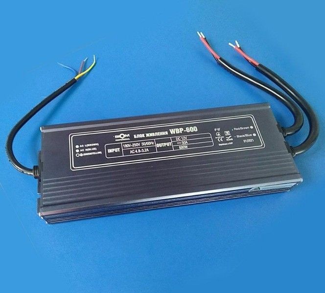 Блок живлення герметичний Biom Professional 600W 12V 50A IP67 (WBP-600) WBP-600 фото