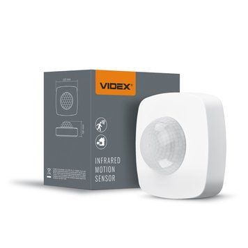 Датчик руху та освітленості VIDEX VL-SPC24W 220V 1200W інфрачервоний VL-SPC24W фото