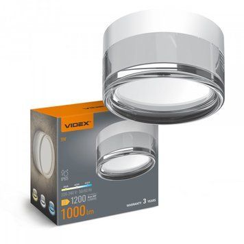 LED світильник вологозахищений круглий VIDEX BHD01 9W 2800-4000-6000K VL-BHD01-09CWW фото