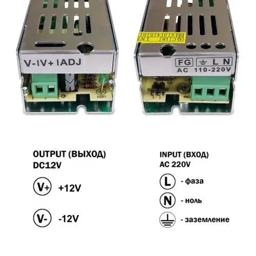Блок питания Biom 15W 12V 1.25A IP20 (TR-15-12) TR-15-12 фото