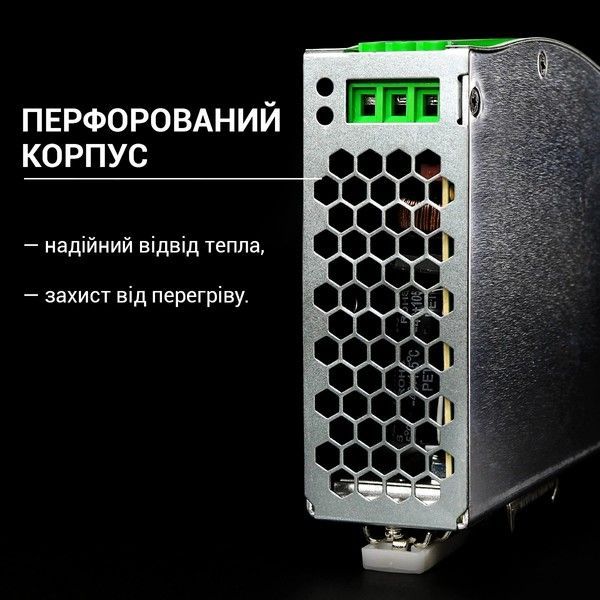 Блок питания Biom 150W 12V 12.5A на DIN-рейку (BPD-150-12) IP20 BPD-150-12 фото