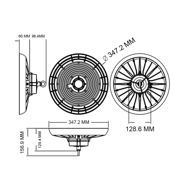 Светильник промышленный LED HOROZ MYRA-200 200W 3CCT IP65 063-011-0200-010 фото