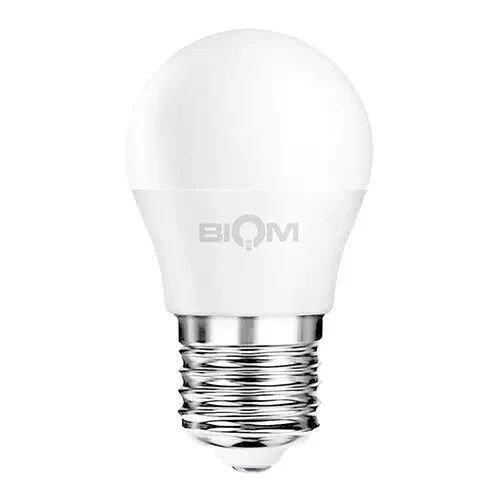 Світлодіодна лампа економ енергозберігаюча Biom BT-584 9W G45 E27 4500K BT-584 фото
