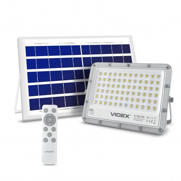 LED прожектор автономный VIDEX 1000LM 5000K 3.2V VL-FSO2-505 фото