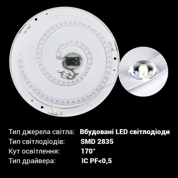 Смарт люстра Biom SMART SML-R18-80-2 (80 Вт) з пультом керування SML-R18-80/2 фото