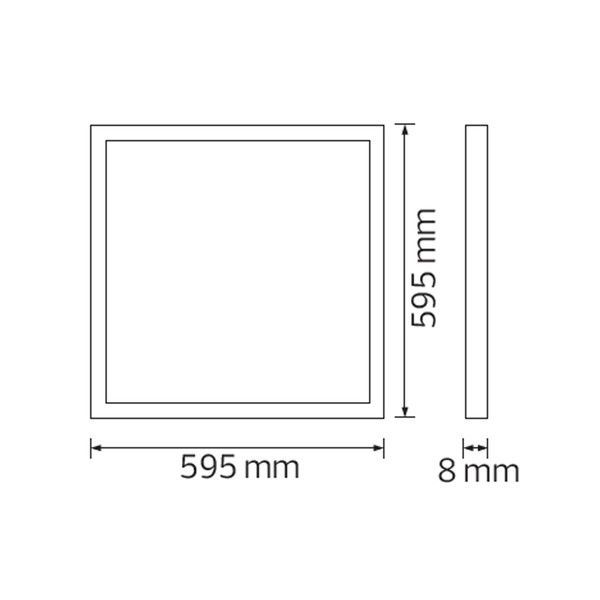 Светодиодная панель врезная HOROZ SUPERNOVA 3CCT 50W 056-018-0050-010 фото