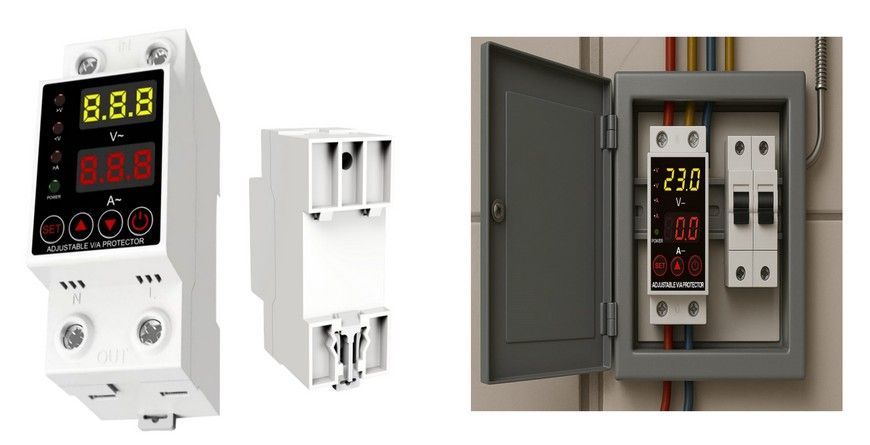 Реле напруги Horoz Electric Protex-X 63A 131-001-0002-010 фото