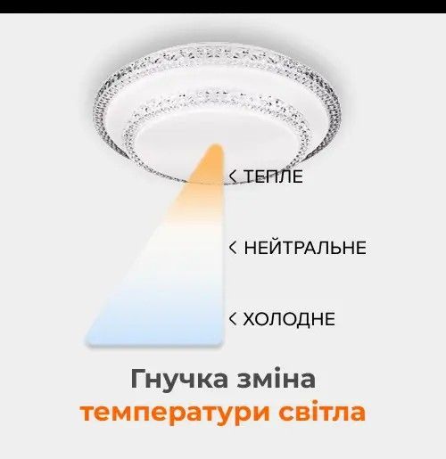 Смарт люстра Biom SMART SML-R22-80-2 (80 Вт) з пультом та регулюванням світла SML-R22-80/2 фото