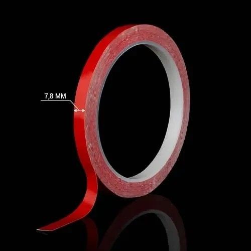 Скотч Biom AT-2s-200-78-10-RED (7,8мм х 10м) тканинна основа, червоний AT-2s-200-78-10-RED фото